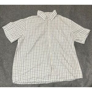 Merona Men's Size XL Plaid Short Sleeve Shirt